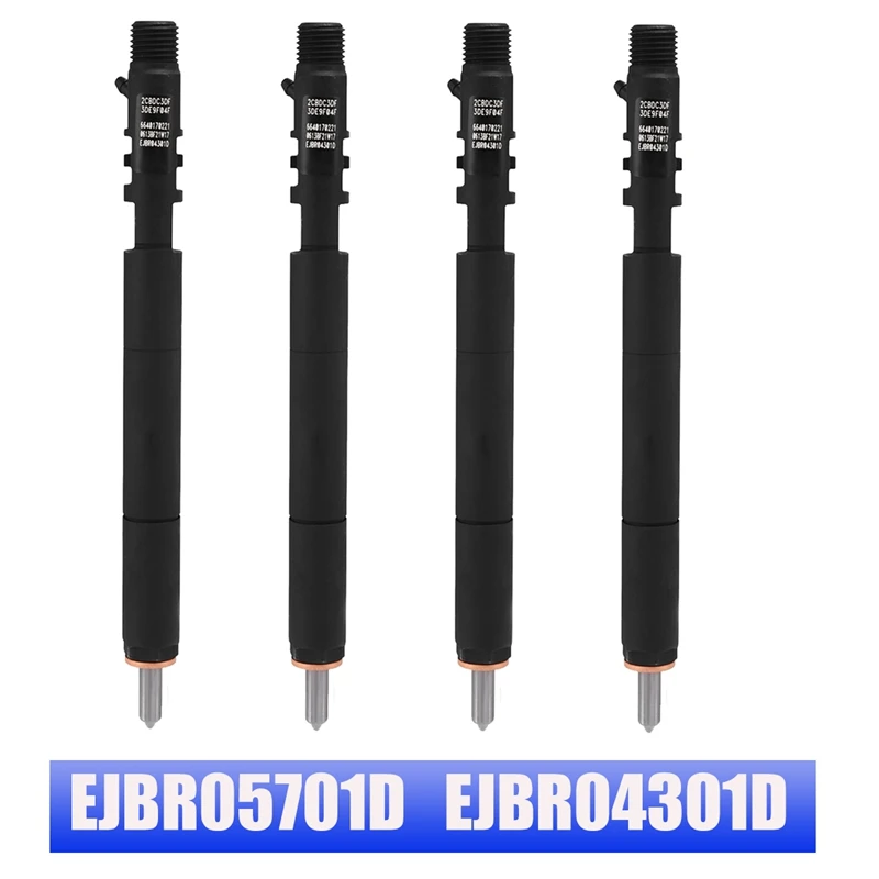 

Новинка, форсунка топливного форсунки EJBR05701D EJBR04301D для сырого масла для Tata 1,4 L Dicor Marina, источник Индиго, аксессуары, 4 шт.