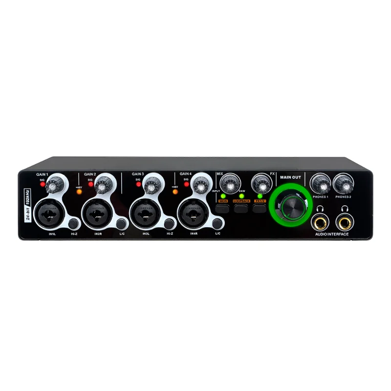 

4 Channels USB Audio Interface Sound Card For Recording