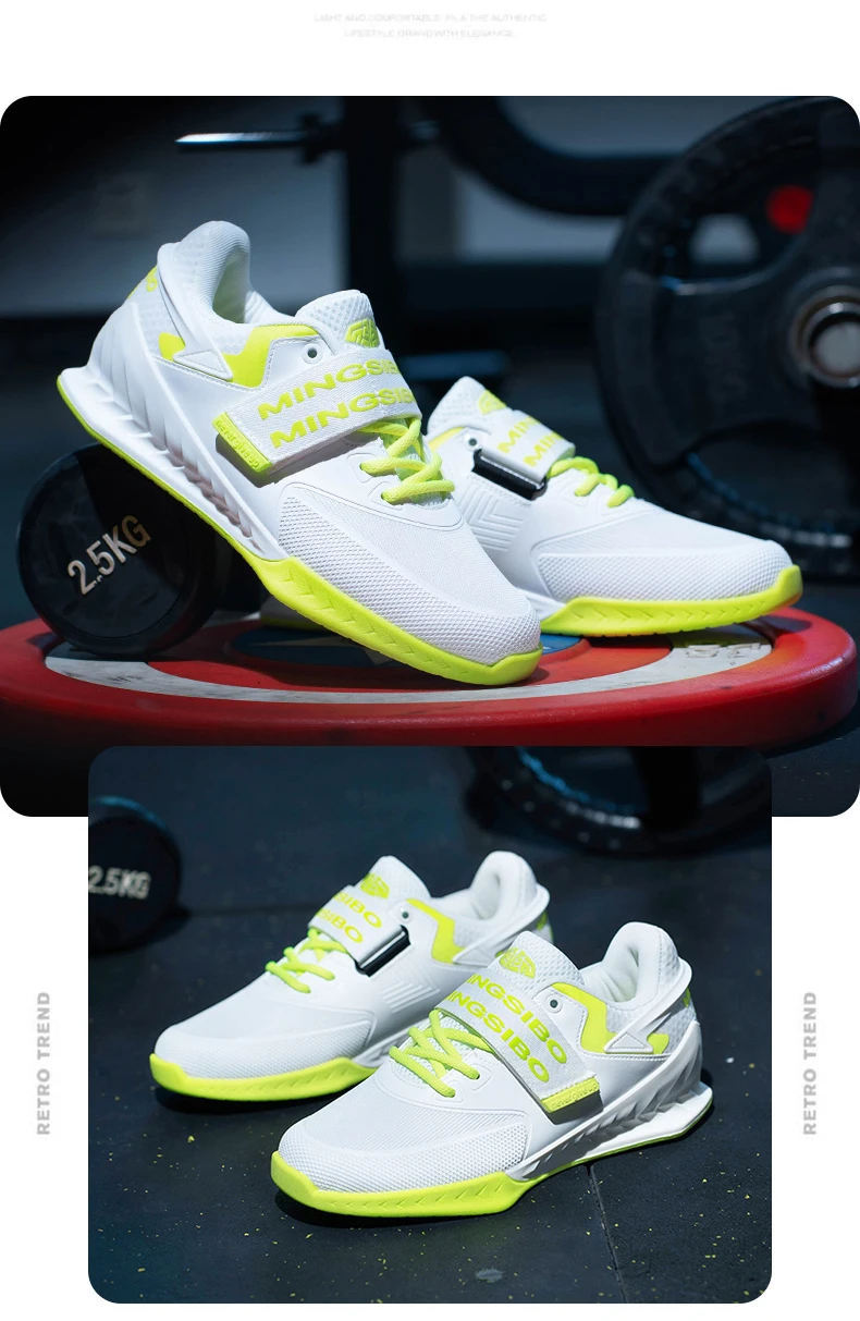Description Picture 6 of itemMen Professional Weightlifting Shoes Women Gym Squat Boots Deadlift Non Slip Shoes High-Quality Sports Brand Training Sneakers