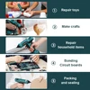 Electric Hot Glue Gun Cordless Heat Gun Battery Hot Silicone Gun DIY Hand Tool  for Makita 18V Battery with 10 Hot Melt Adhesive 4