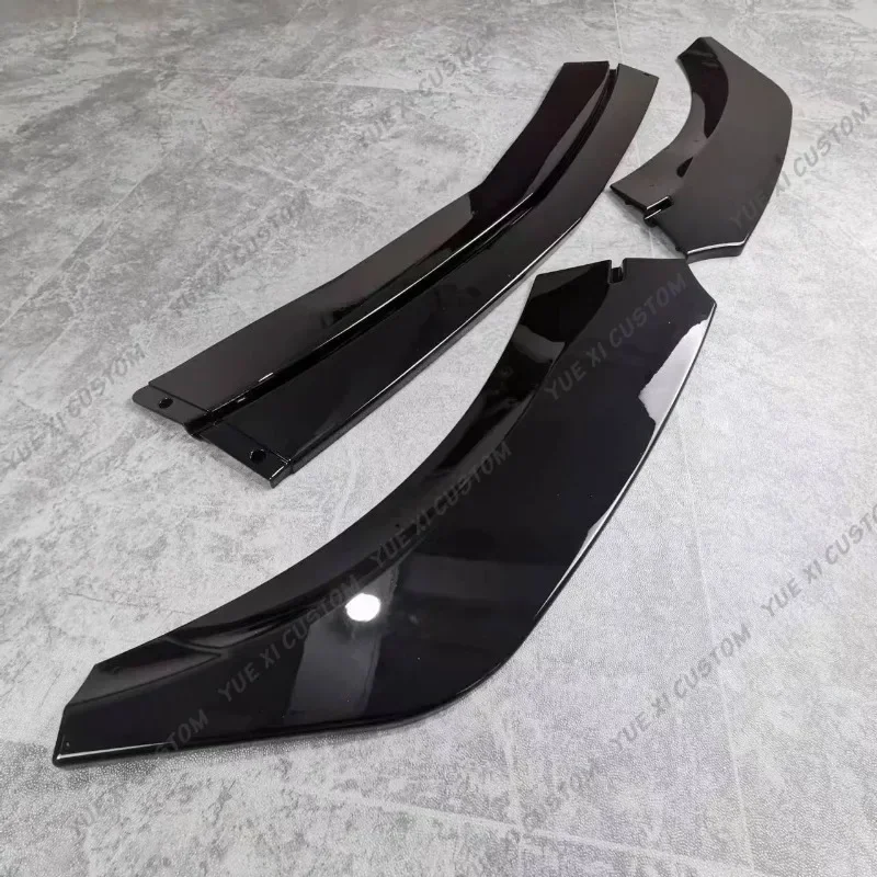 車 フロントバンパー ディフューザー ボディキット スポイラー ガード フォルクスワーゲン ゴルフ 7 7.5 MK7 MK7.5 tsi tdi 標準 2012-2020 3個&frasl;セット 車用フロントバンパー スプリッター リップ ディフューザー