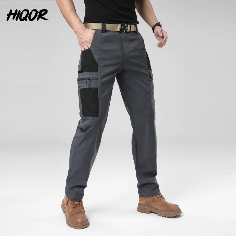 Pantalon cargo baggy été pêche randonnée travail hommes outdoor américain confortable