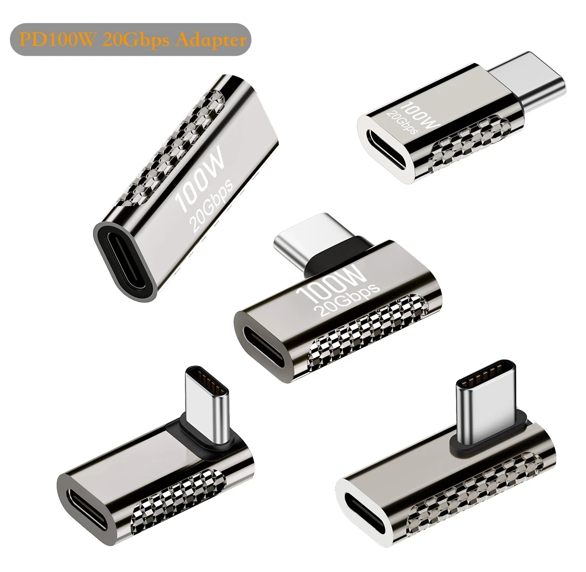 

USB-адаптер из цинкового сплава, 100 Вт, 20 Гбит/с