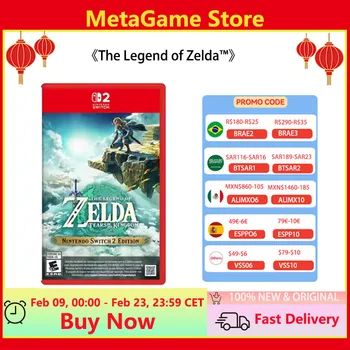 Nintendo Switch 2 Edizione La leggenda di Zelda ™   Tears of the Kingdom Scheda di gioco fisica Nintendo per Switch 2