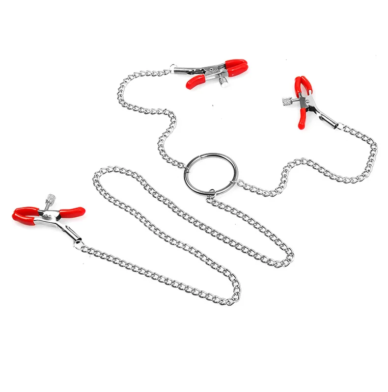 1003 rose - Clip de mamelon réglable pour femmes, chaîne en métal, 3 ...