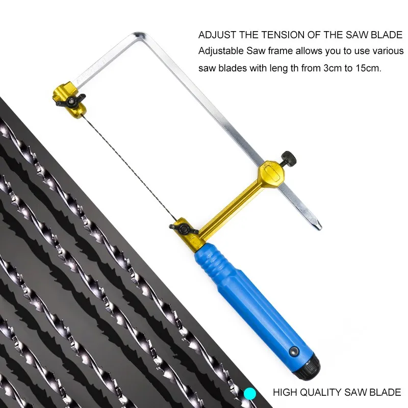 Adjustable Saw Bow U Type Saw Bow Cutting Tool For Wooden Handle Of Jewelry Frame Hand Tools Jeweler's Frame CMCP saw bow