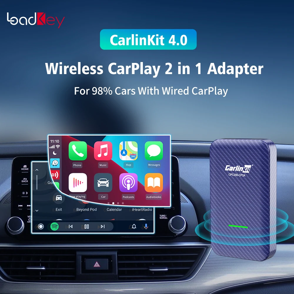 2022 Carlinkit 4.0 bezprzewodowy CarPlay AA bezprzewodowy Android Auto
