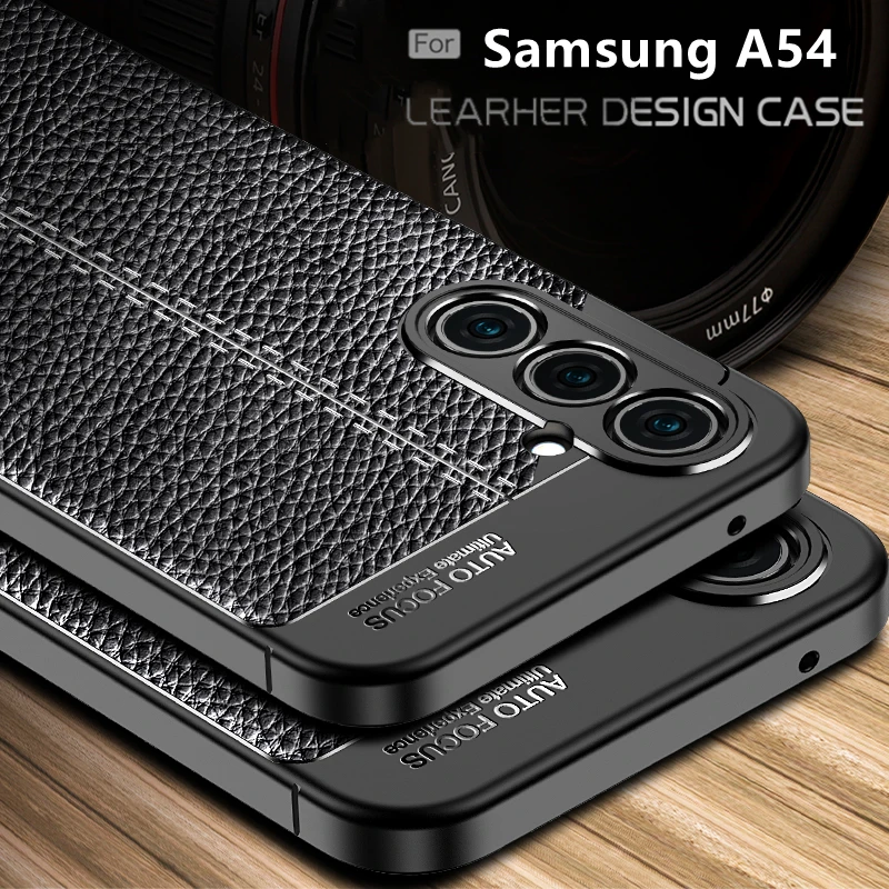 Per Samsung A54 Custodia Per Samsung Galaxy A54 Capas Nuovo Paraurti Posteriore Antiurto Tpu In Morbida Pelle Per Fundas Samsung A 54 A54