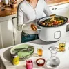 Touch screen slow stew pot QT programmable cookware, 11.22 "deep x 11.92" wide x 17.16 "high free shipping 4