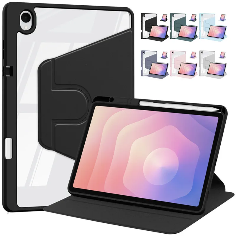Acrylic Rotating Stand Tablet Case