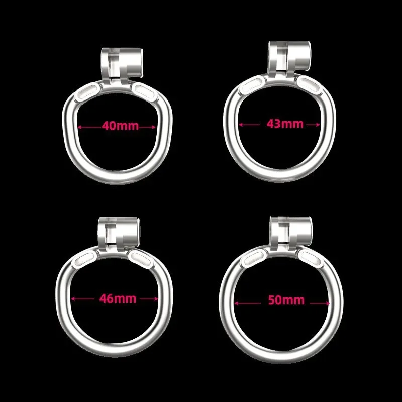Penis Chastity Cage Chastity Lock Sex Toy Chastity Cage Accessory Penis Cock Ring 316 Stainless Steel Python 2 Style Male Chastity Cage Cock Cage Cobra Mamba Penis Ring Chastity Belt Sissy BDSM Sexto