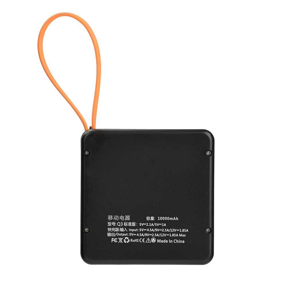 DIY 18650 Power Bank Fall 10 Watt/22,5 W Schnelle Lade Batterie Box Micro USB Typ-C Keine-Löten Batterie Lagerung Shell Eingebautes Kabel – Detail 22