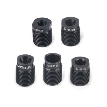 알루미늄 합금 시프트 노브 어댑터, 내부 나사산 포함, 범용 노브, M8 * 1.25, M10 * 1.25, M10 * 1.5, M12 * 1.25