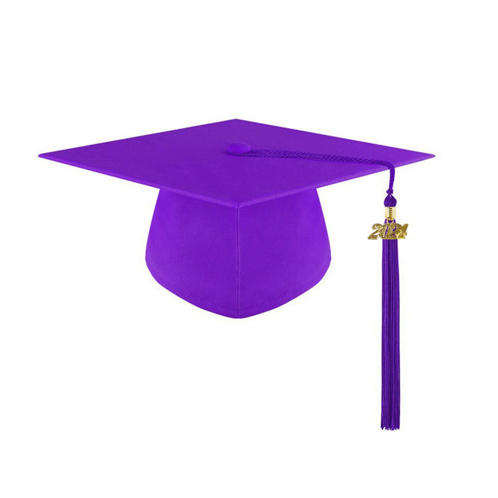 Children's Graduation Hat Tassel Girls Kindergarten Cap Tassel Elastic Preschool Graduation Cap Boys Adjustable Band kids caps