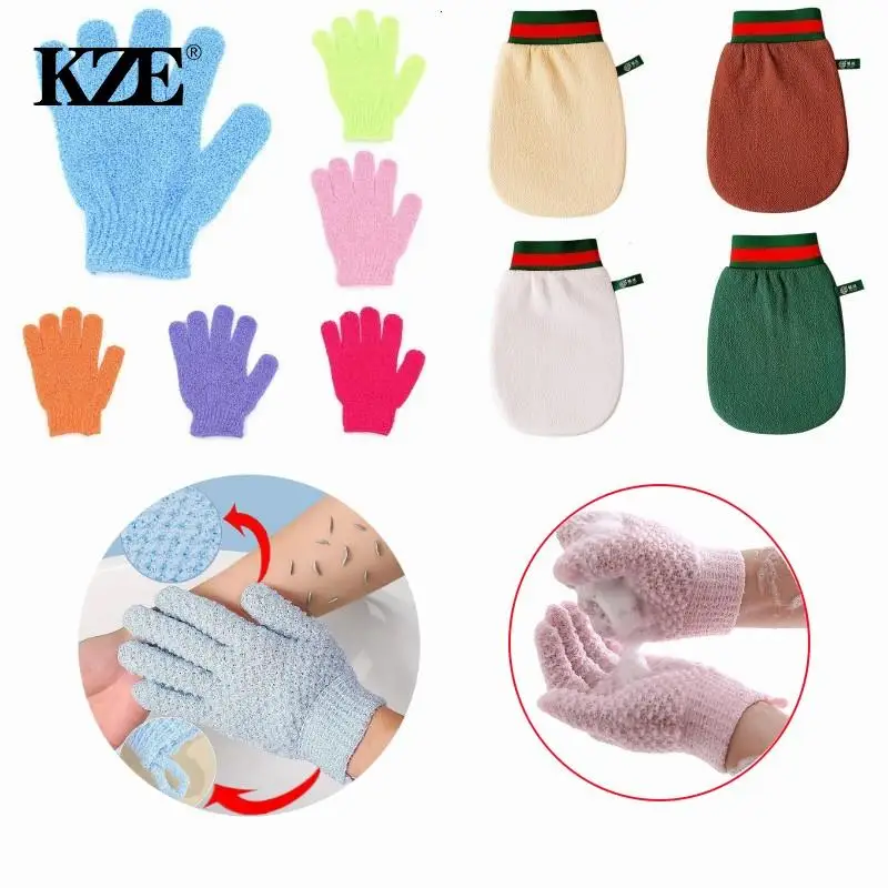 

Scrub Exfoliating Gloves Back Scrub Dead Skin Facial Massage Gloves Durable Multi Color Deep Cleansing Towels For Shower