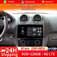 Android 16 pour Mercedes Benz ML GL W164 ML350 ML500 GL320 X164 ML280 GL350 GL450 autoradio 4G + WIFI Carplay Audio multimédia 1