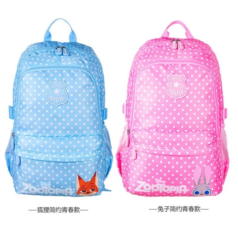 MINISO Authentic Disney Zootopia Elementary School School Bag 1-3-5 Grade Lightweight Backpack for Boys and Girls Backpack
