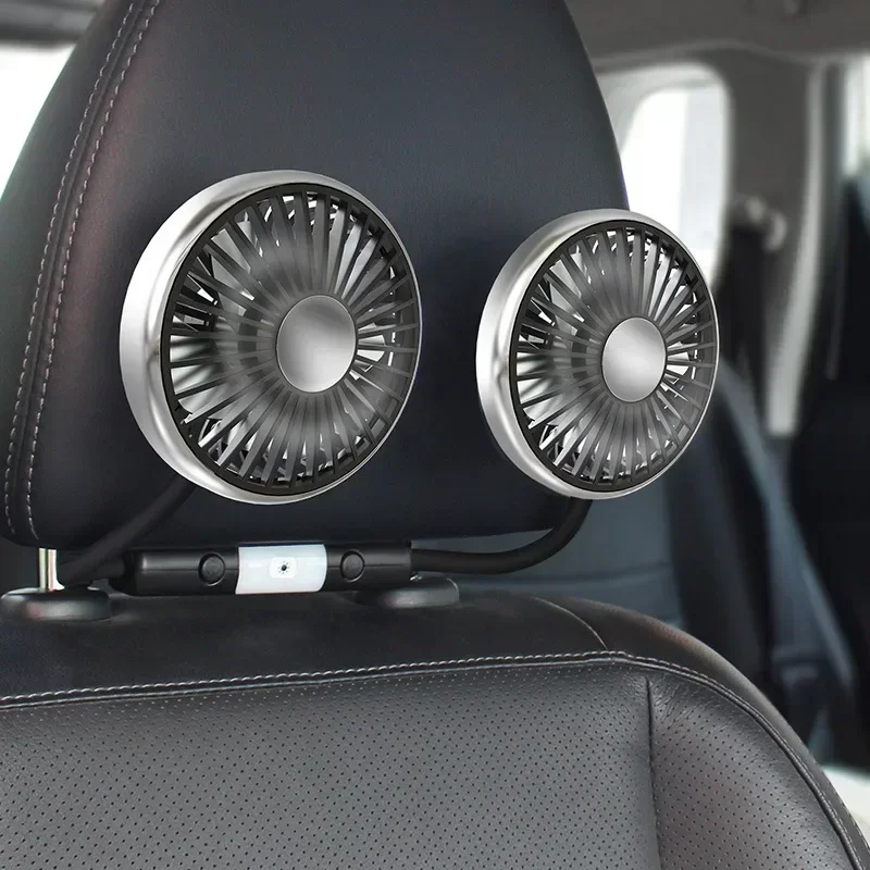 Portable Electric Car Fan with 360 Degree Rotation for Home Office