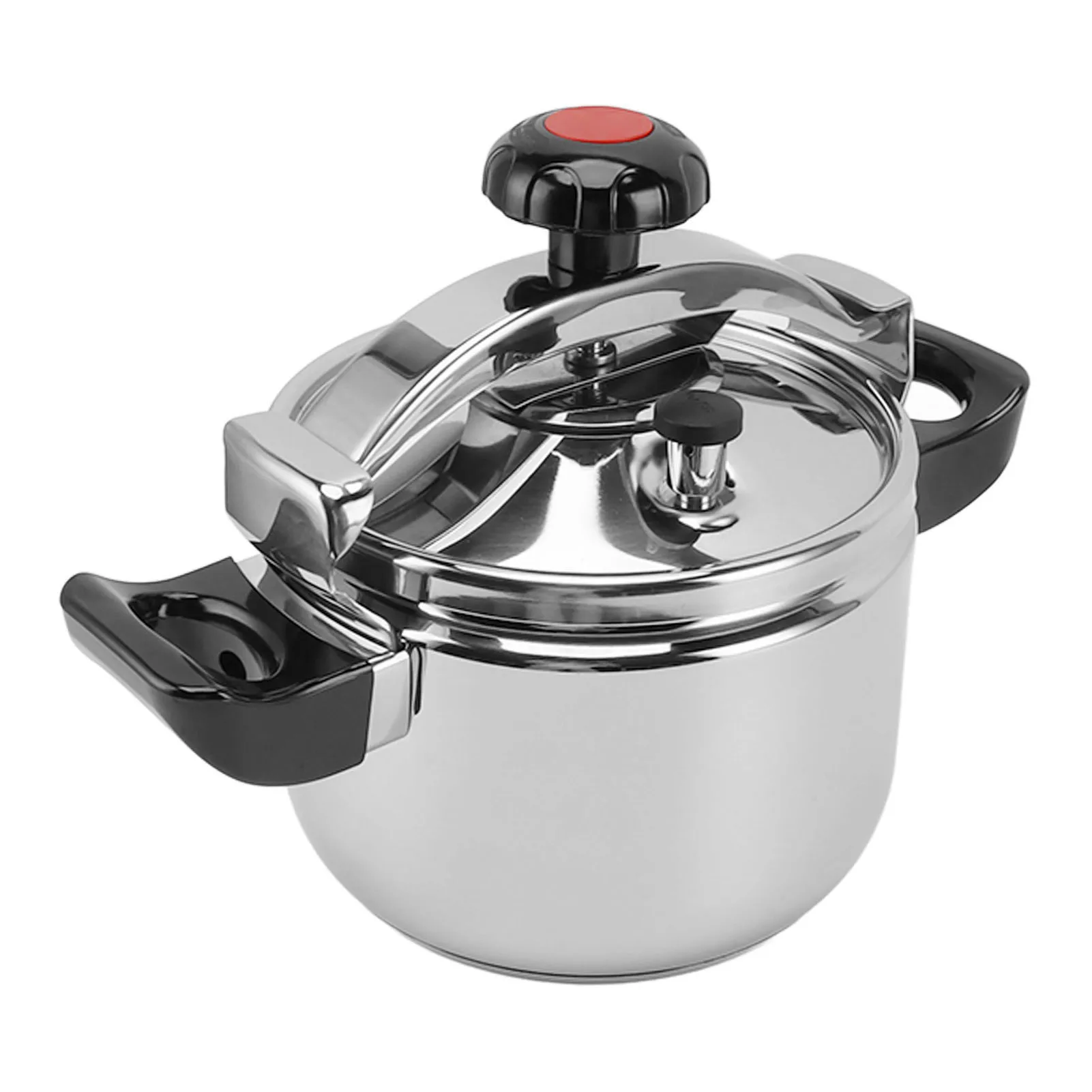 Stainless Steel Pressure Cooker Multi Functional Fast Cooking Double Bottom Shiny  Pressure Cooker for Induction Stove 6