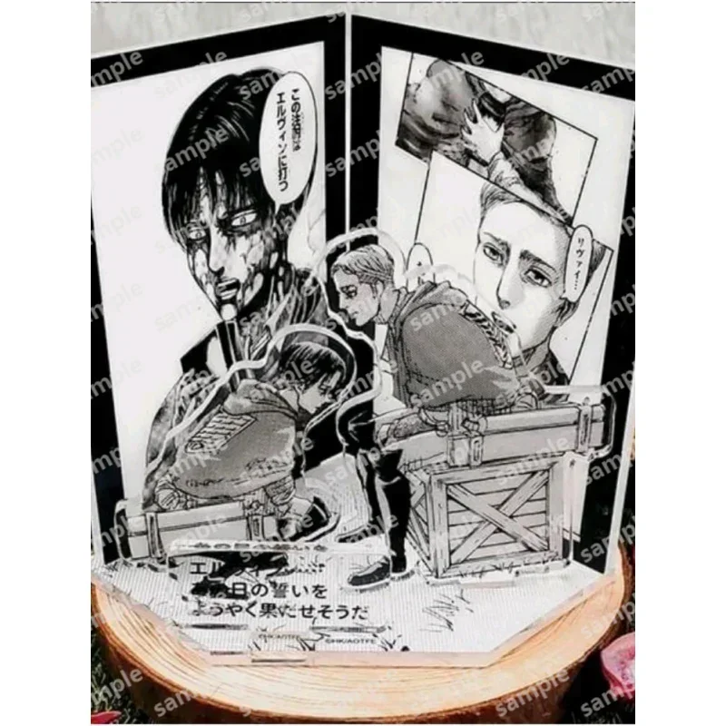 Anime Attacks on Titan Iconic Scene Acrylic Stand Action Figure Toy Gift