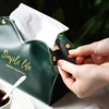 New PU Leather Tissue Box Car Tissue Box Creative Home Living Room Holder Hotel Carton Household Storage Decoration 5