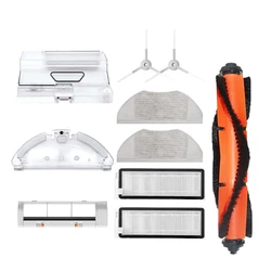 Xiaomi Mijia G1 MJSTG1 Robot Vacuum Essential Parts Kit: Main Brush, Side Brush, HEPA Filter, Mop Cloth, Water Tank, Dust Box (Set 1)