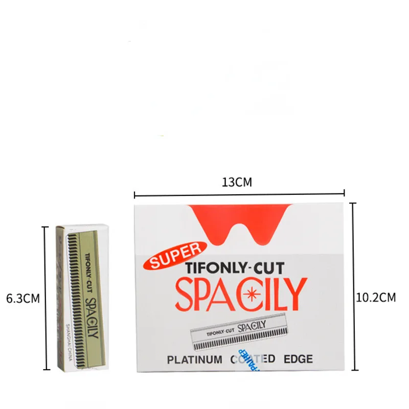 Eyebrow razor set 10/100 Pcs makeup artist special stainless steel eyebrow razor blade disposable eyebrow trimmer embroidery ripple blade