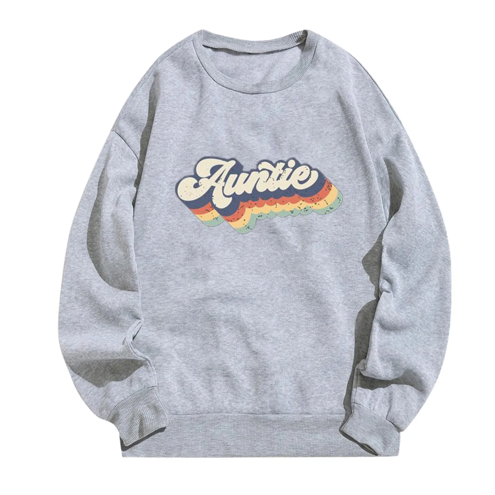 Свитшот женский оверсайз с длинным рукавом