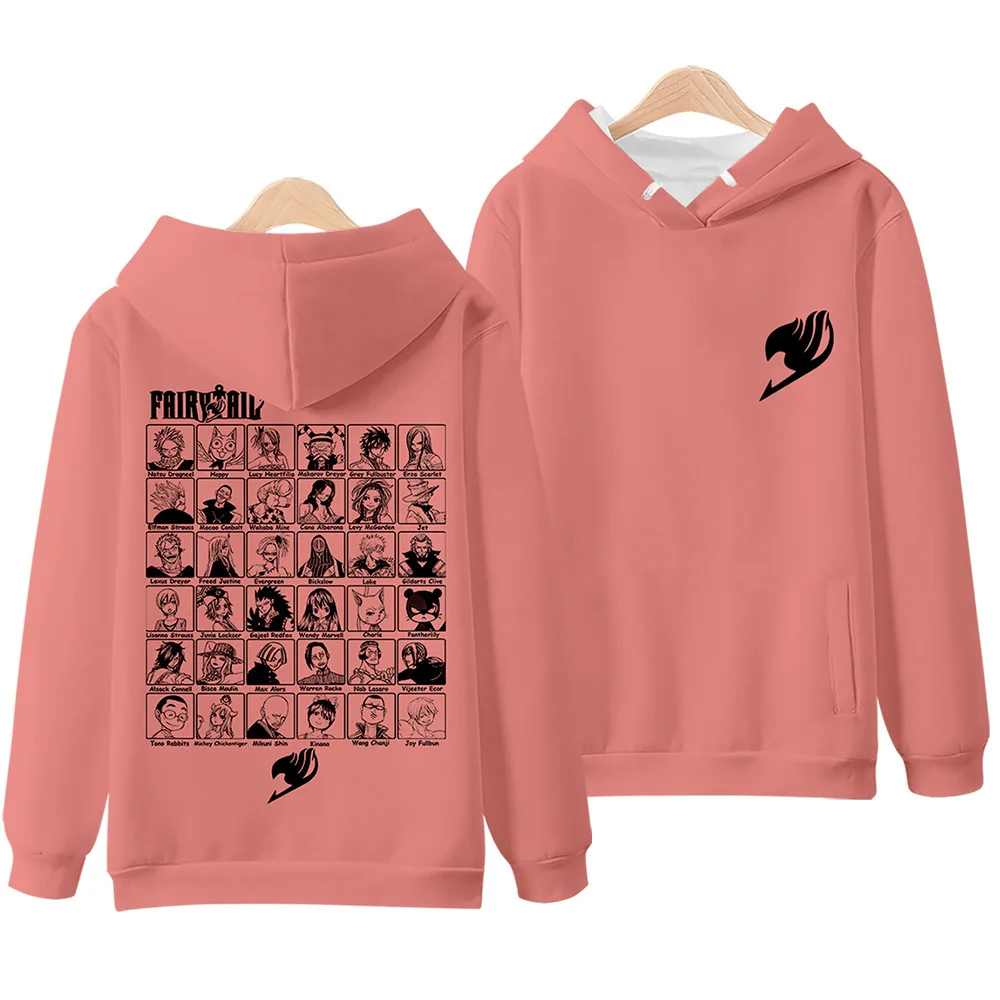 

3D Print FAIRY TAIL Hoodies Men/Womens FAIRY TAIL Sweatshirts Autumn Winter Crew neck Polluver Sportwear Teen/children hoodie