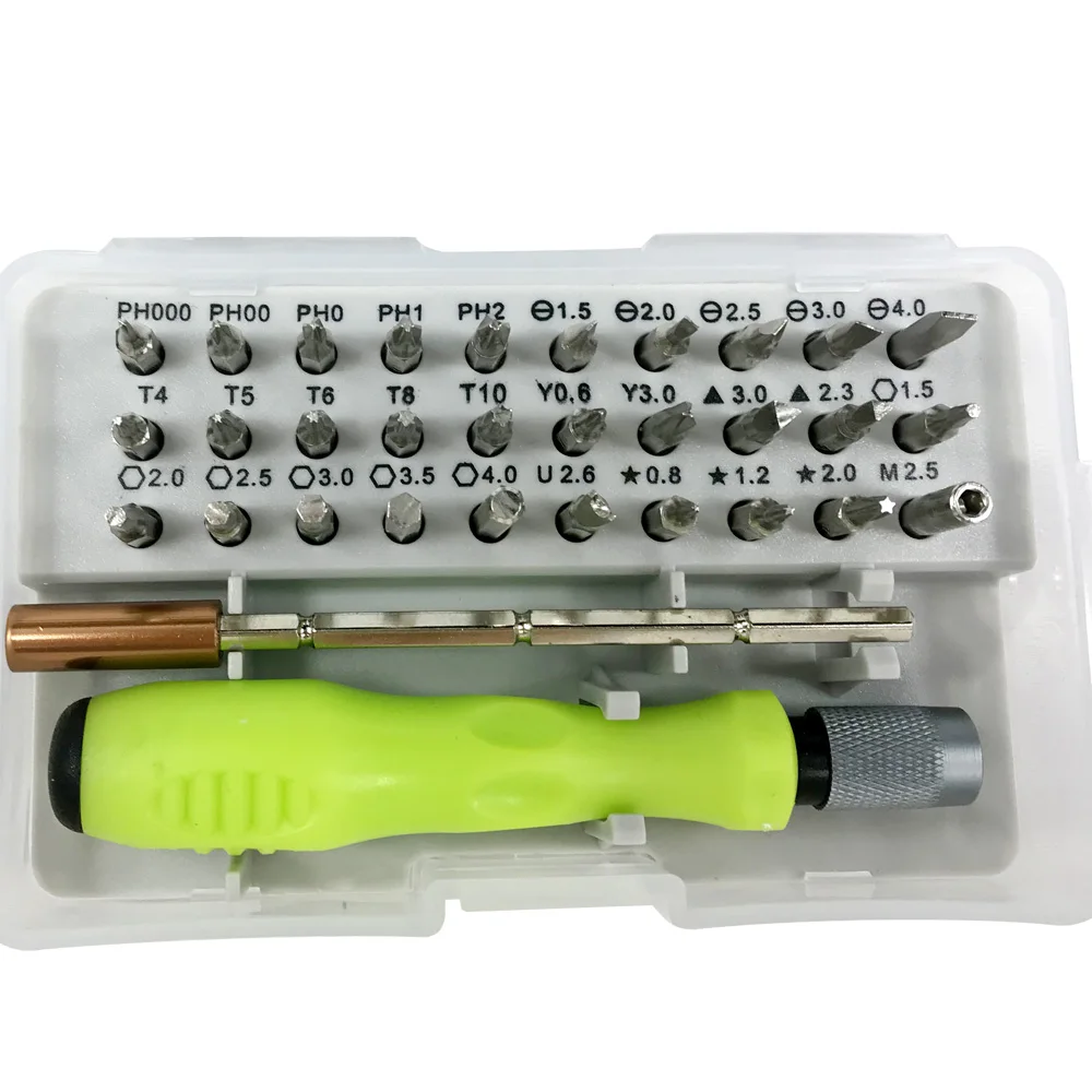 Precision Screwdriver Set 32 In 1 Precision Mini Magnetic Bits Kit Phone Mobile IPad Camera Maint