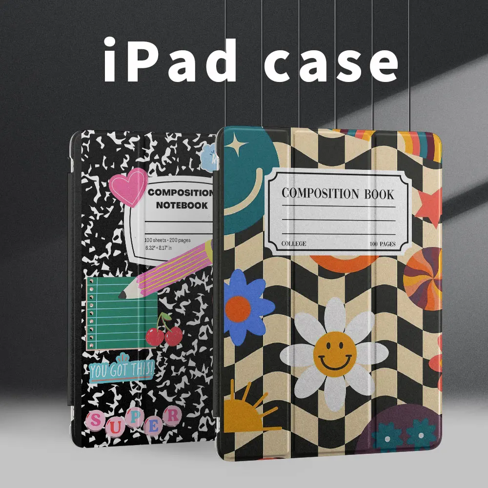 Colorful Pattern iPad Case - Vibrant Protective Cover