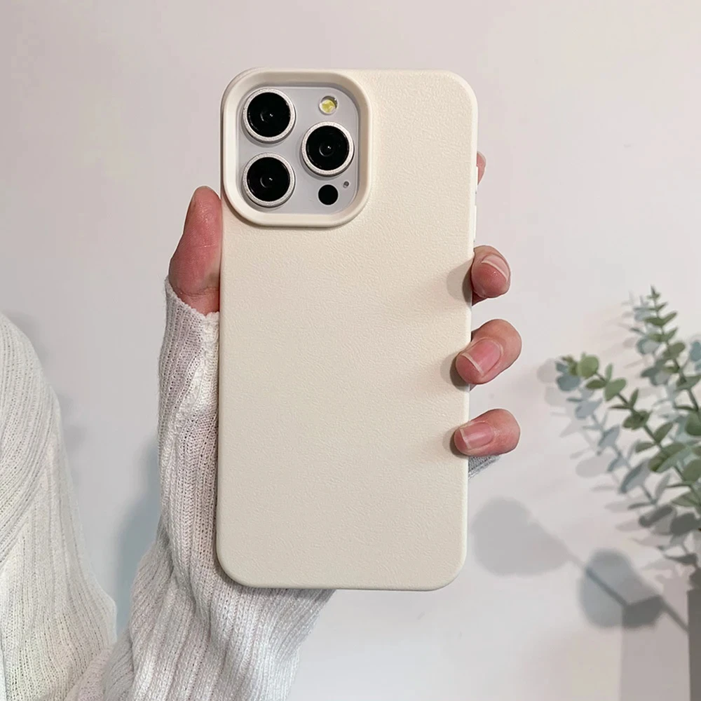 Luxurious Leather TPU Phone Case Cover
