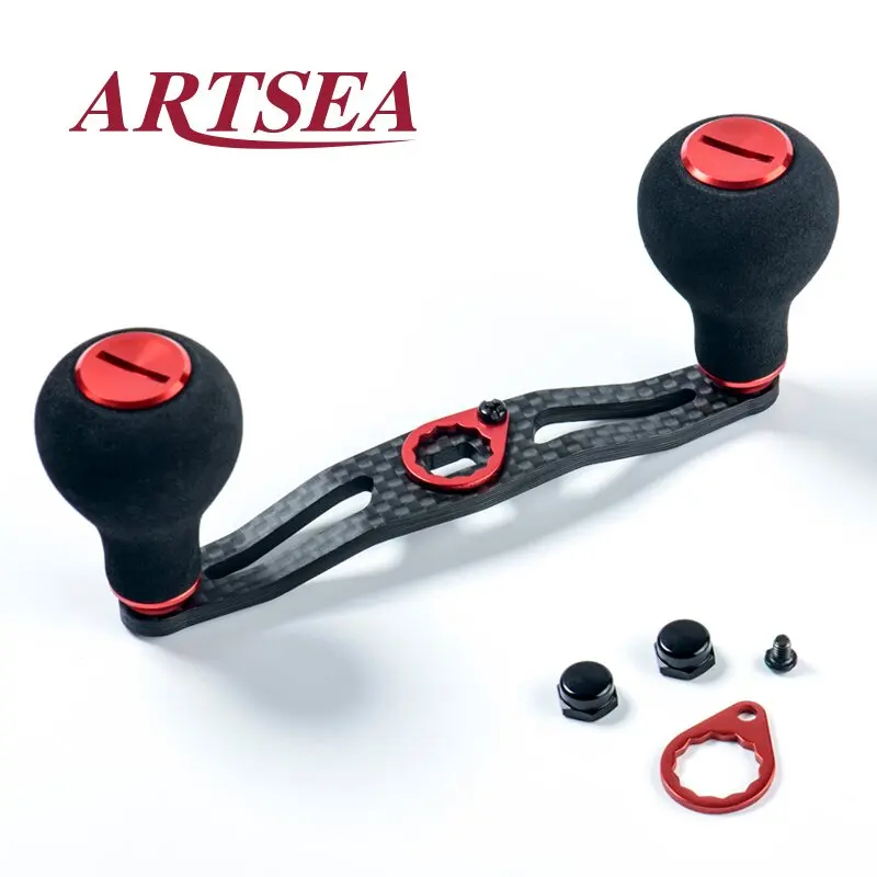Carbon Fiber Fishing Reel Hand EVA Knob For Baitcasting Reel DIY Fishing Accessories Tool fishing reel,fishing tackle accessory