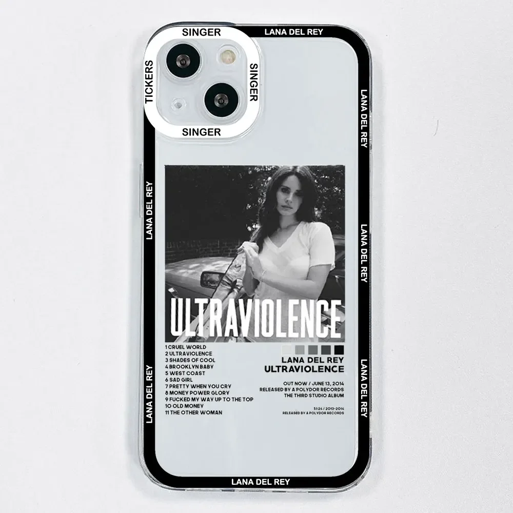Lana Del Rey Artistic Kraft Poster Phone Case - Soft Cover Design