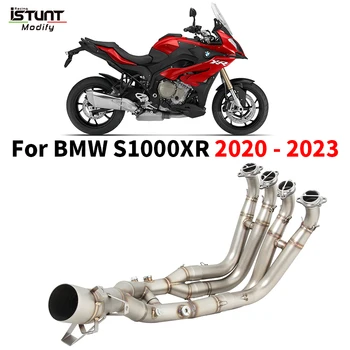 For BMW S1000XR 2020 2021 2022 2023 S1000 XR Motocycle Exhaust Front Link Pipe Modify Moto Escape Tube Connect Original Muffler