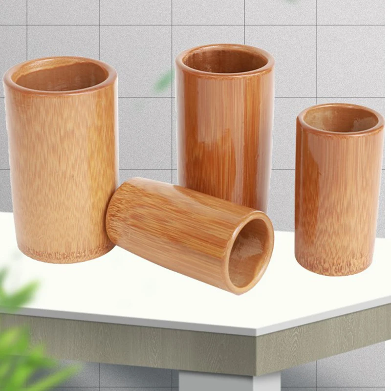 1pc Natural Bamboo Wood Anti Cellulite Massage Vacuum Acupuncture Cupping