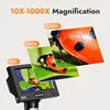 4.3inch LCD Digital Microscope 1000X Video Microscope for Adult with 8LEDs Soldering Microscope for Repair，pcb，plants Microscope 3