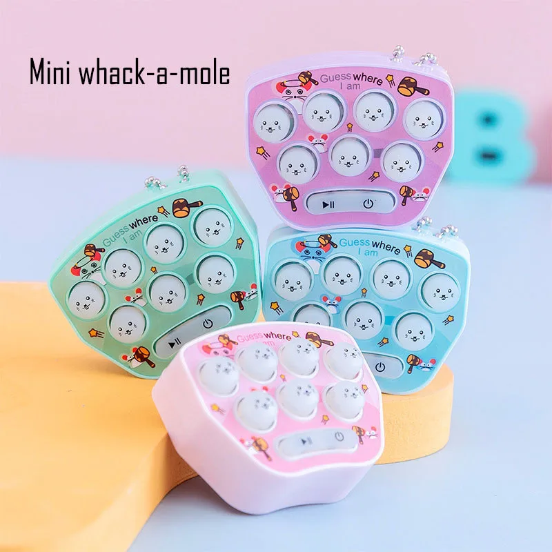 Pocket Mini Handheld Hamster Game Machine Whack a mole Educational Toys  Lovely Cartoon Pendant Party Game Child Funny Gifts| | - AliExpress