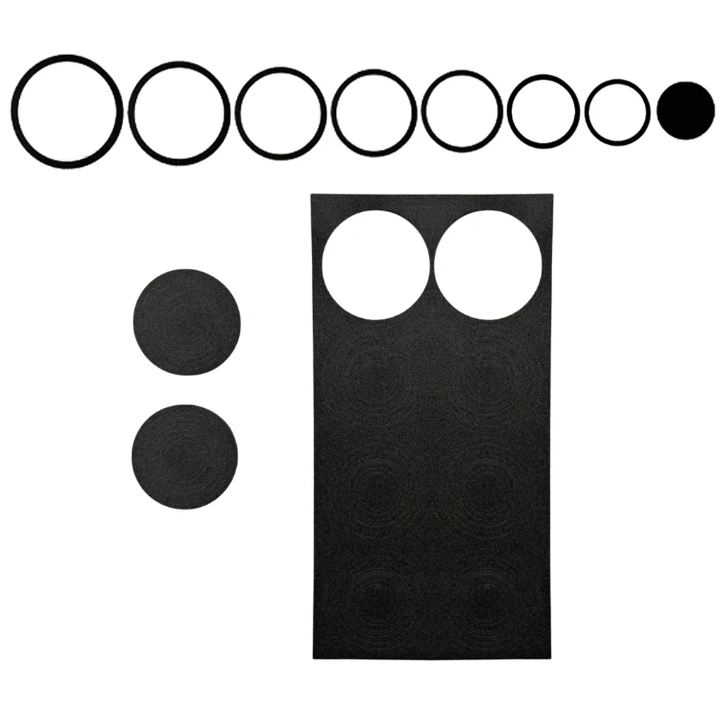 56Pcs 조정 가능한 폼 가스켓 16/20/25/27/30/35/40/46mm EVA 패드 코..