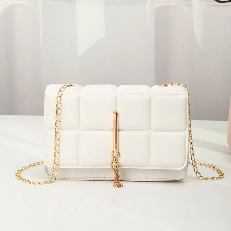 white Tassel bag