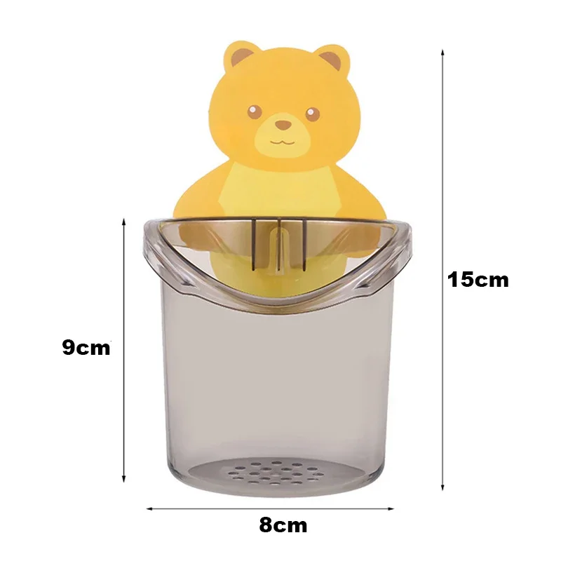 Bathroom Accessories Set Toothbrush Holder Toothpaste Storage Rack Wall Mount Toothbrush Cup Rack Stand Child Home Bathroom