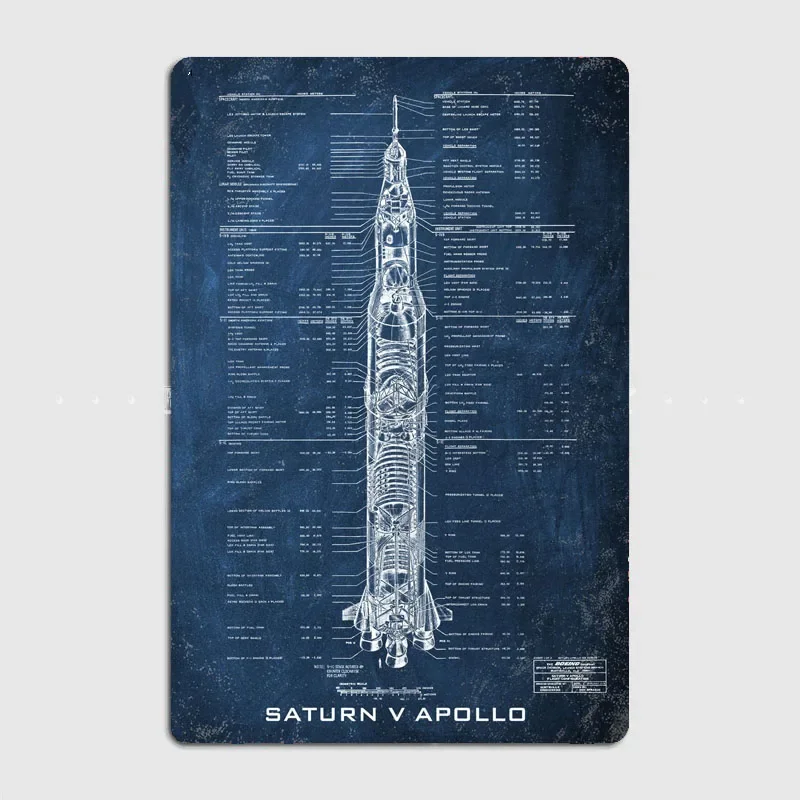 Saturn V Apollo Decorazioni Per La Casa Decorazioni Vintage 비