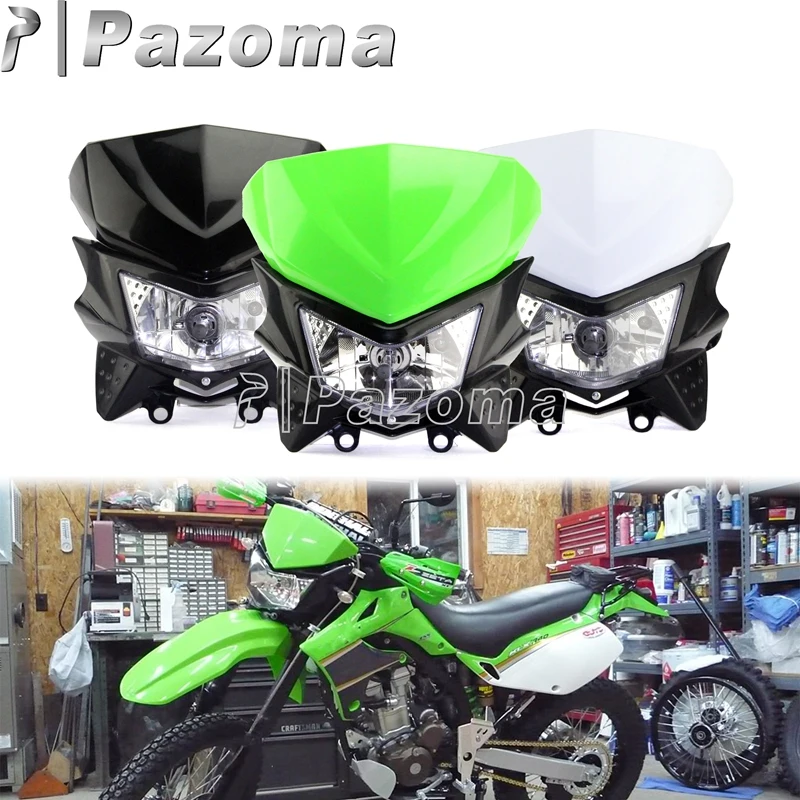 LED Headlight Light Bar Kit For Kawasaki KLX110, KX Bikes & Honda/Yamaha Dirt Bikes