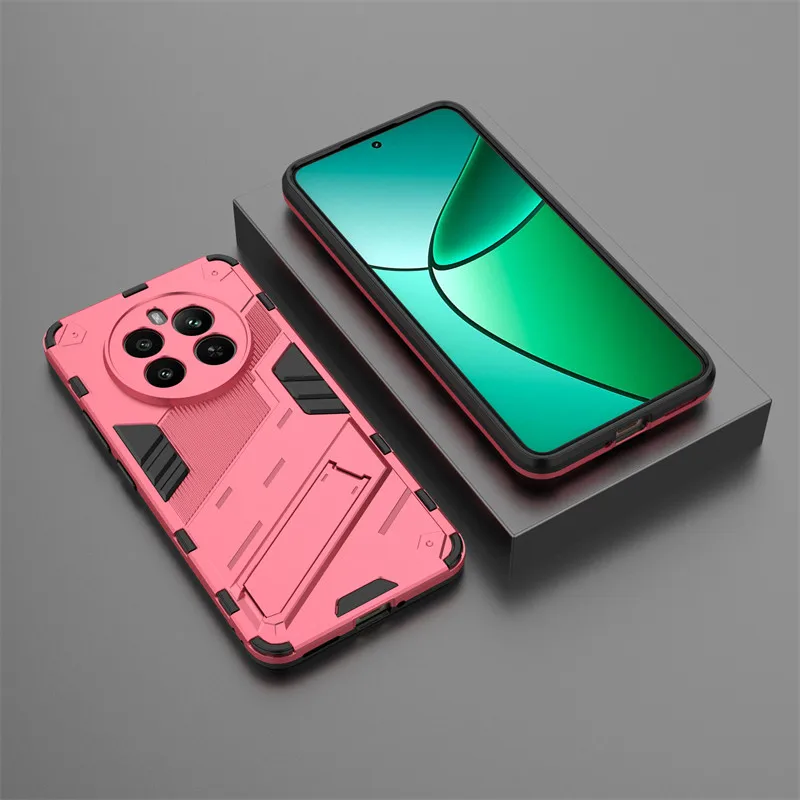 Shockproof TPU Armor Silicone Stand Holder Protective Phone Case Cover