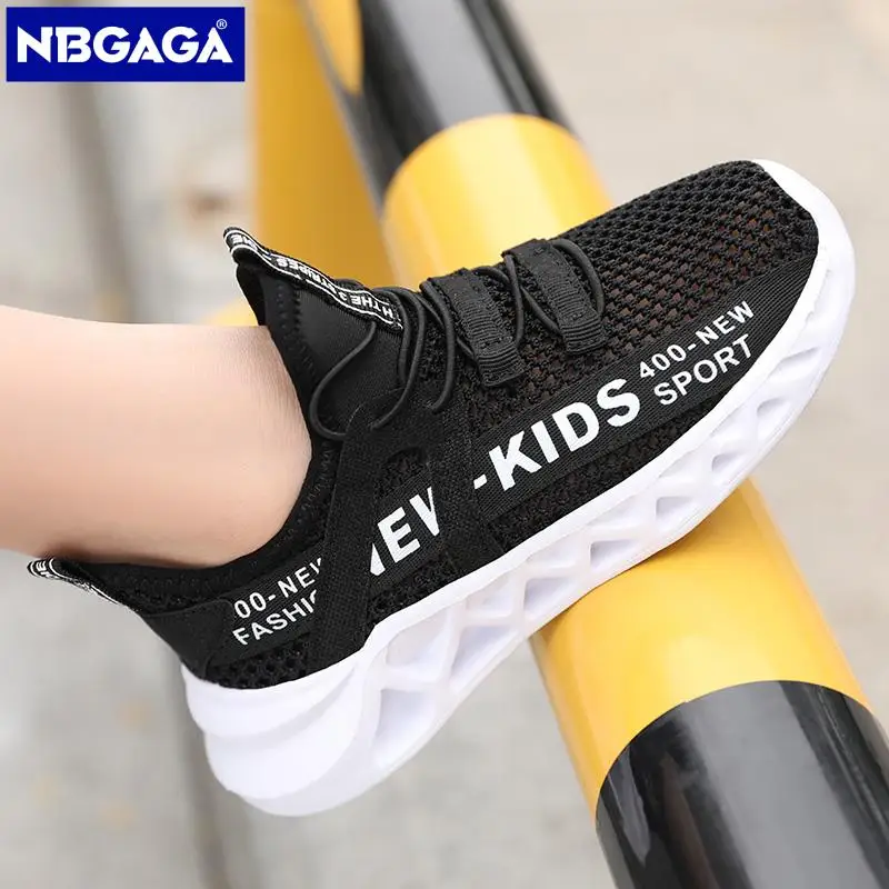 Single Net Children's Running Sneakers Breathable Lightweight Soft Non-slip Leisure Comfortable Walking Boys Girls Casual Shoes kids sneakers