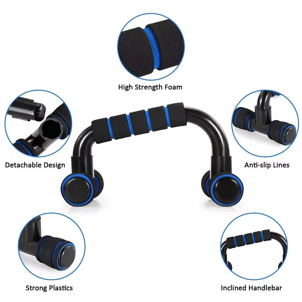 H-type Push-up Stand Push-up Fitness Equipment Chest Muscle Training Home Foam Push-ups