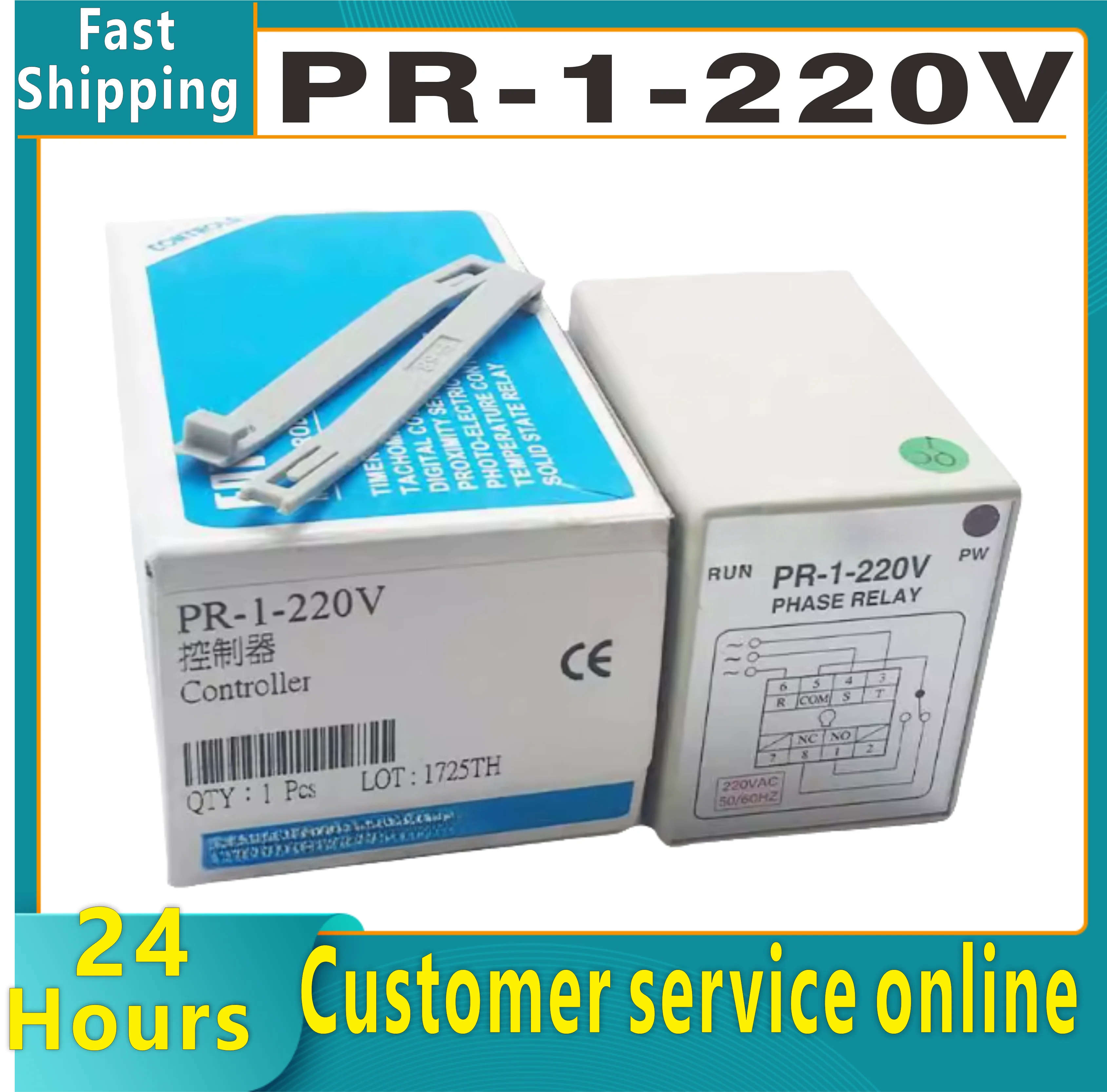 Pr Module Generally Includes AC Voltage Relay PR-1 Phase Relay 380VAC - Original Authentic Single ...