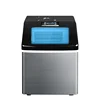 HZB-20 Ice Maker Electric Commercial Tea Shop 25kg Square Mini Ice Maker Household Desktop Automatic Ice Maker 220V 120W 1