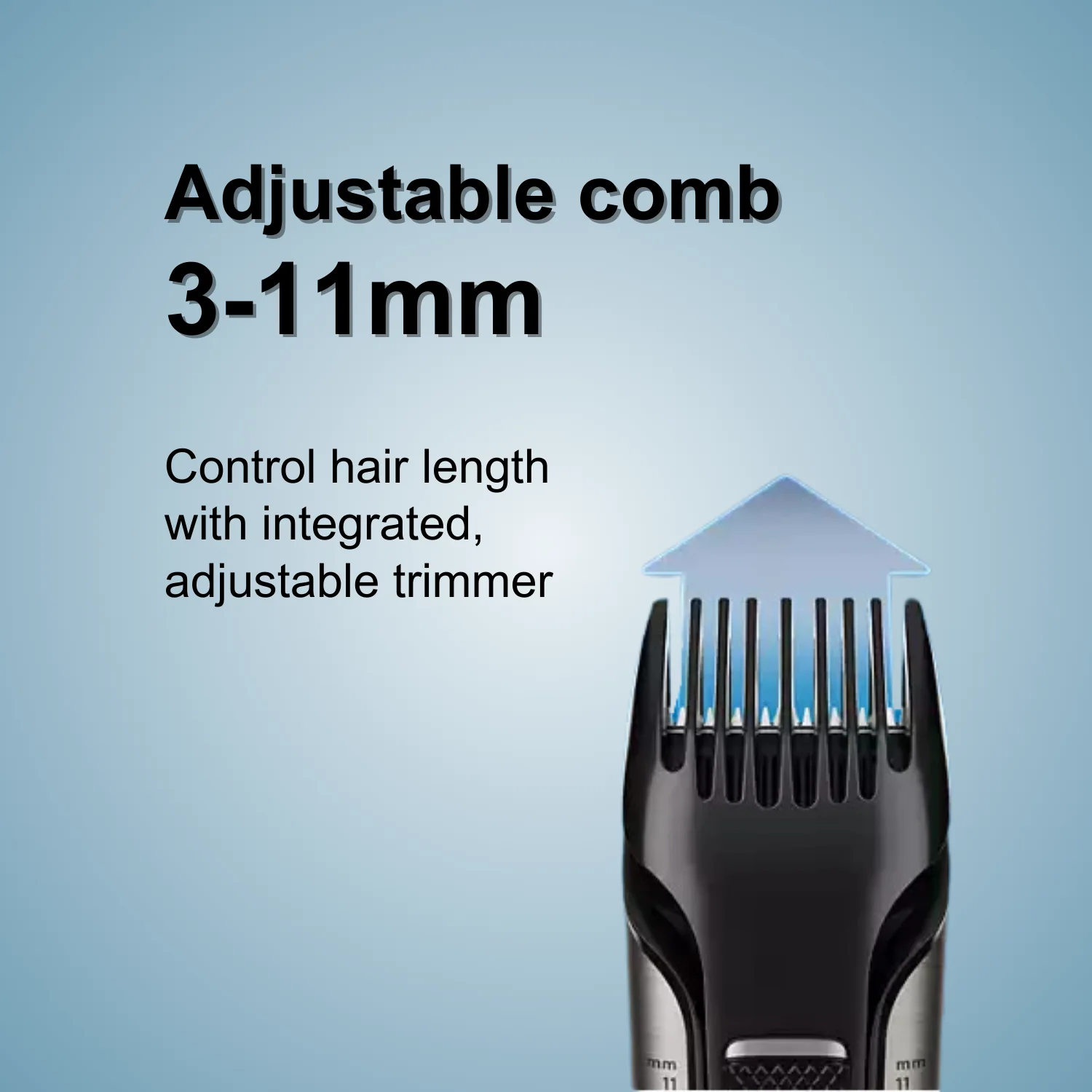 Philips Norelco Bodygroom Series 7000 BG7030, Adjustable Comb, 3-11mm, ContourFollowing 4D Shaver, 80 Min Cordless Use 6