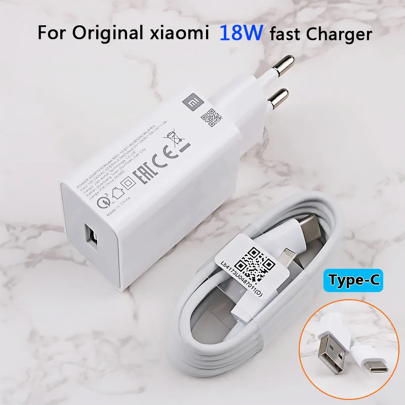 65w charger Xiaomi Mi 9 SE Fast Charger QC3.0 18W Quick Charge Adapter USB Type C Cable For Mi 9 8 se 6 9T A1 A2 Redmi Note 7 8 K20 k30 Pro best 65w usb c charger